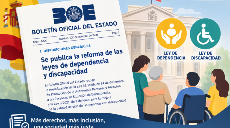 Reforma de las leyes de dependencia y discapacidad
