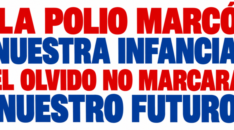 La polio marcó nuestra infancia. El olvido no marcará nuestro futuro
