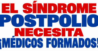 El síndrome postpolio necesita ¡Médicos formados!