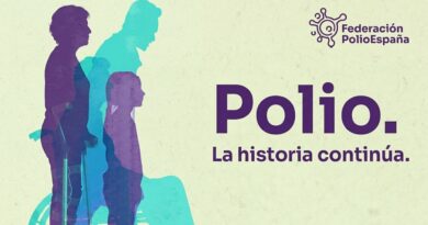 Celebración en Barcelona del Día Mundial de la Polio organizado por la Federación de Entidades de Polio y Síndrome Postpolio de España
