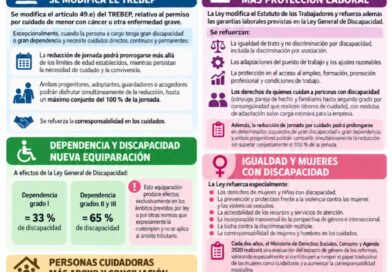 Infografía sobre la nueva ley de Dependencia y Discapacidad