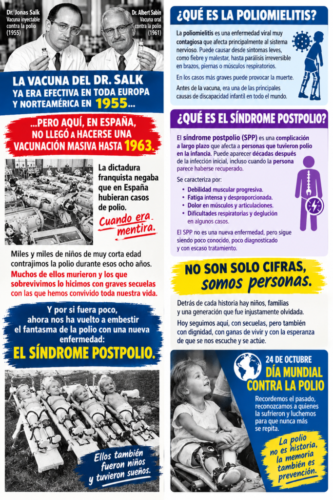¿Qué es la poliomielitis? ¿Qué es el síndrome postpolio?